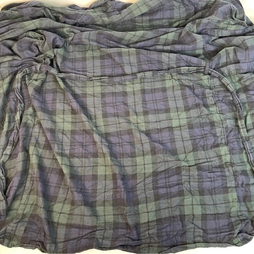 Polo Ralph Lauren Blackwatch Plaid Flannel Robe Large XLarge